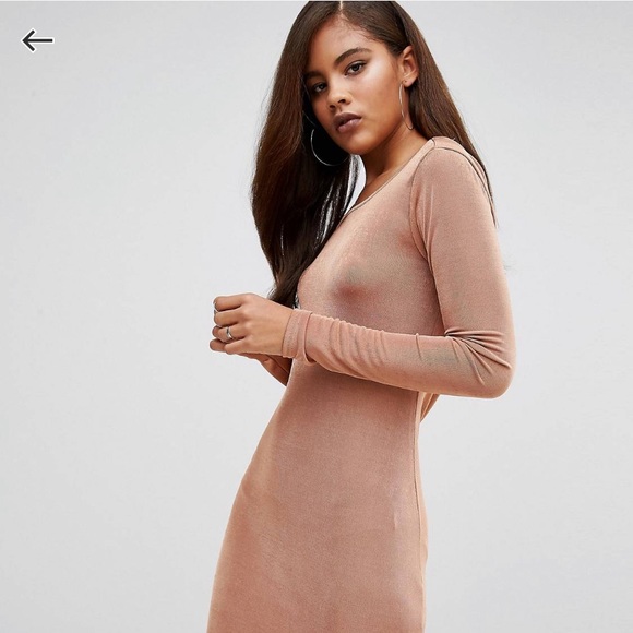 ASOS Cowl Back Dress - Picture 2 of 4